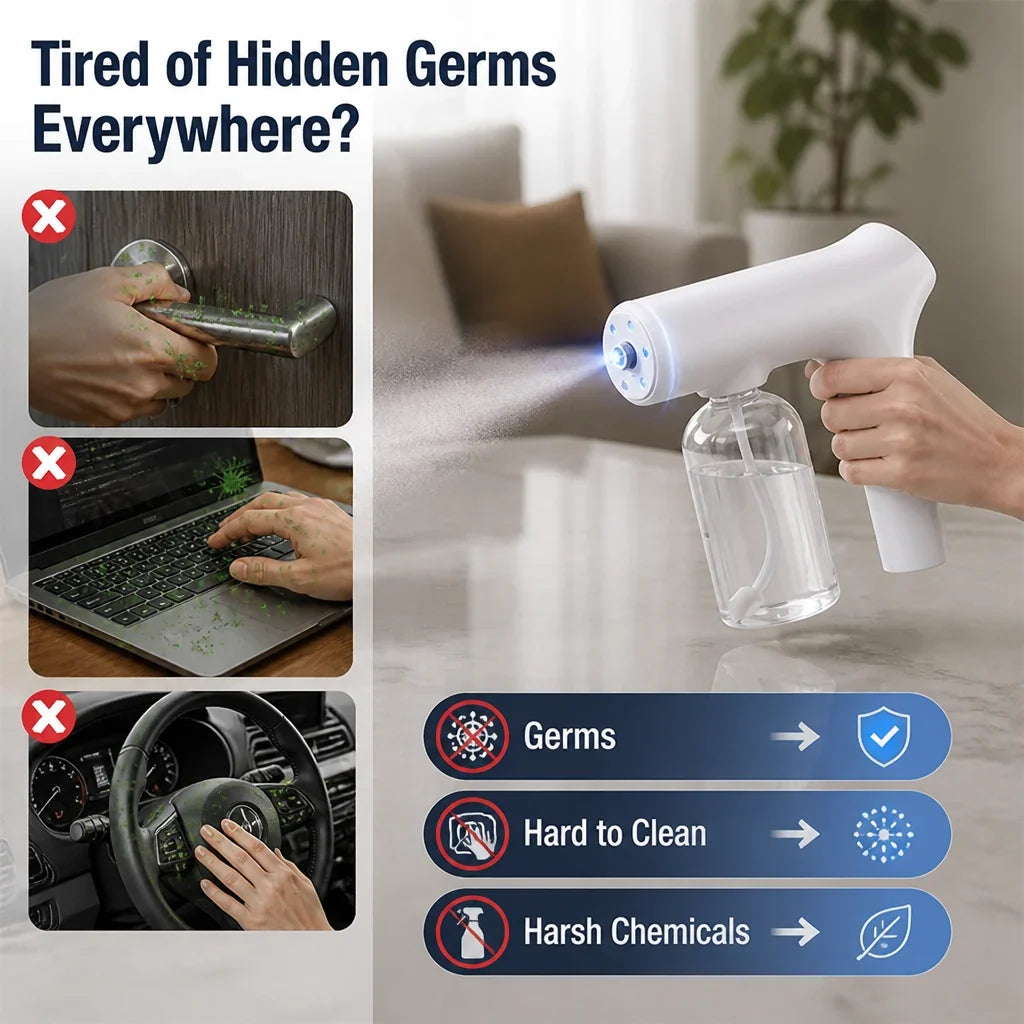 CleanJet™ — High-Power Portable Steam Cleaner