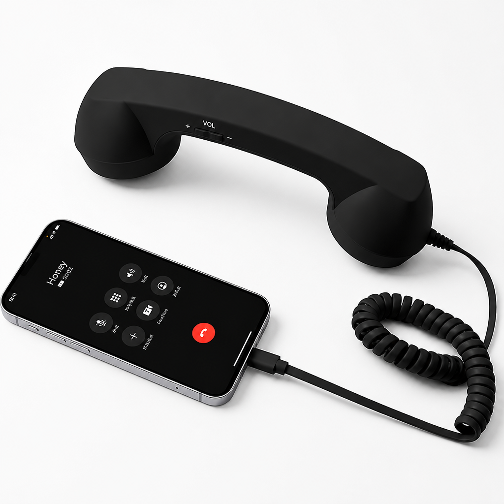 RetroTalk™ Retro Phone Handset — Calls With Classic Style