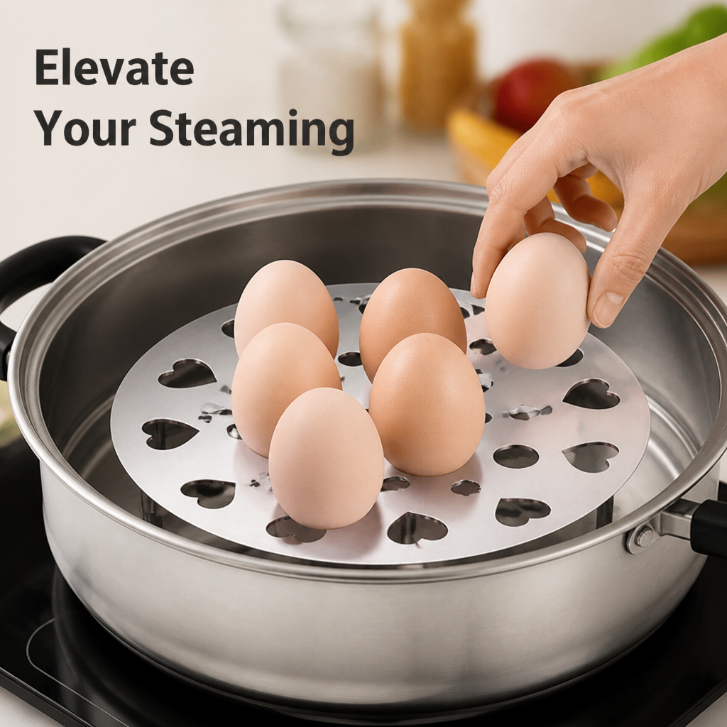 SteamNest™ — Stainless Steel Multi-Level Steaming Rack