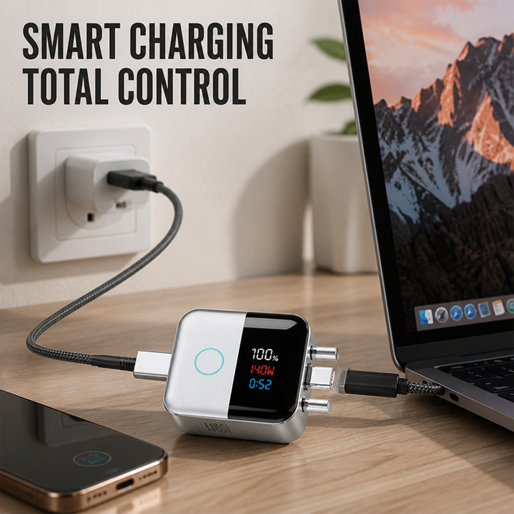 PowerGuard™ — Portable Charging Safety Hub