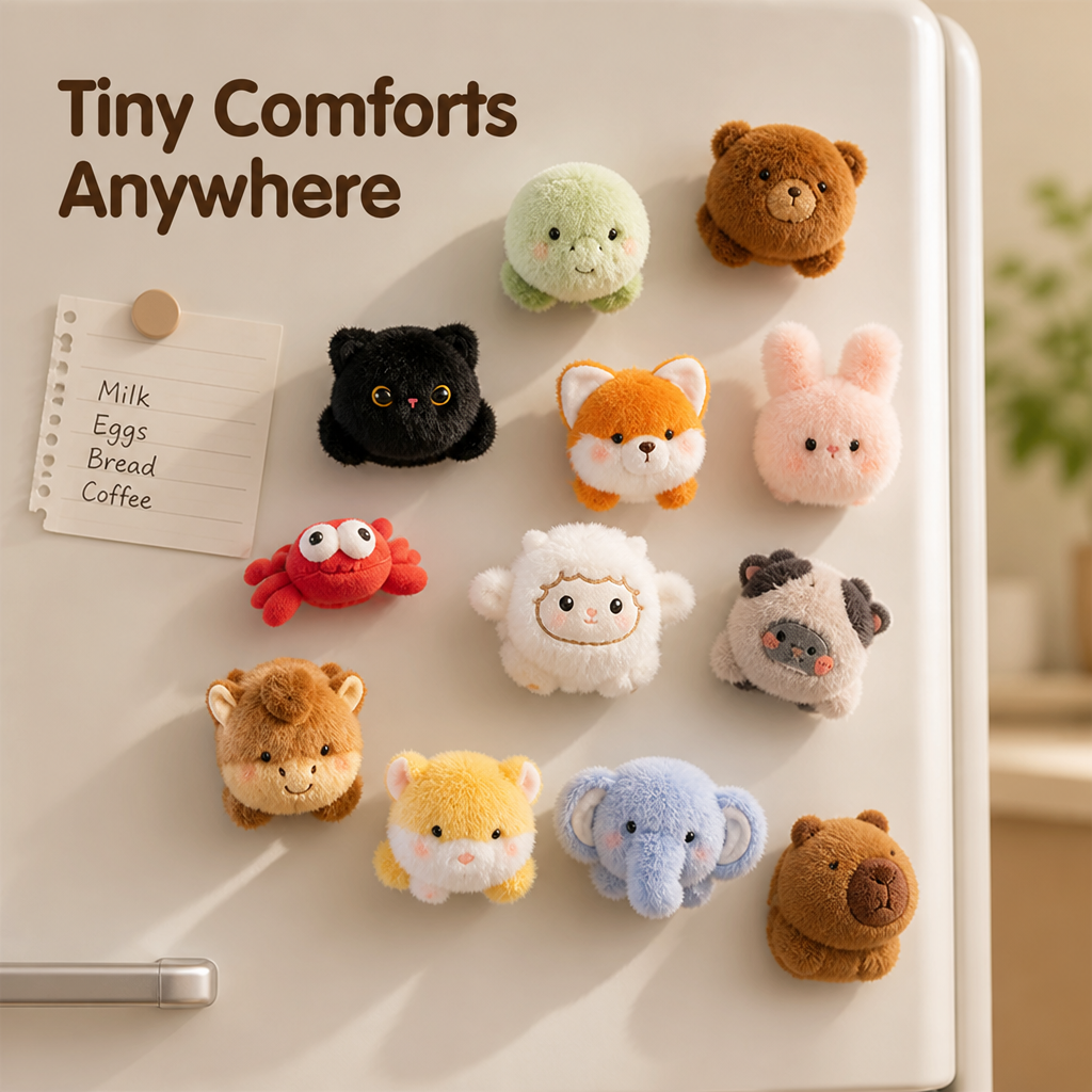 CozyPal™ — Soft Plush Bag & Laptop Buddy
