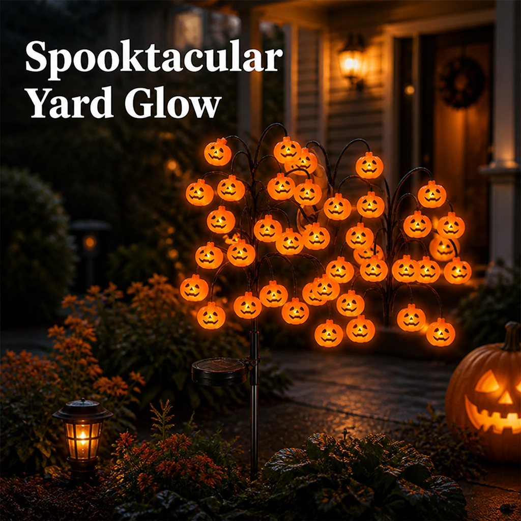 HauntGlow™ — Halloween Pumpkin Yard Lighting Set