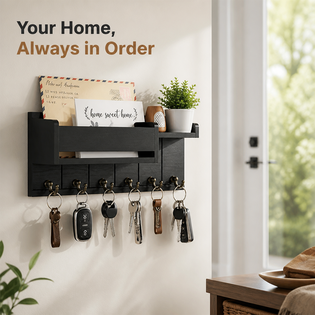 EntryNest™ Wall Organizer — Clutter-Free Entryway