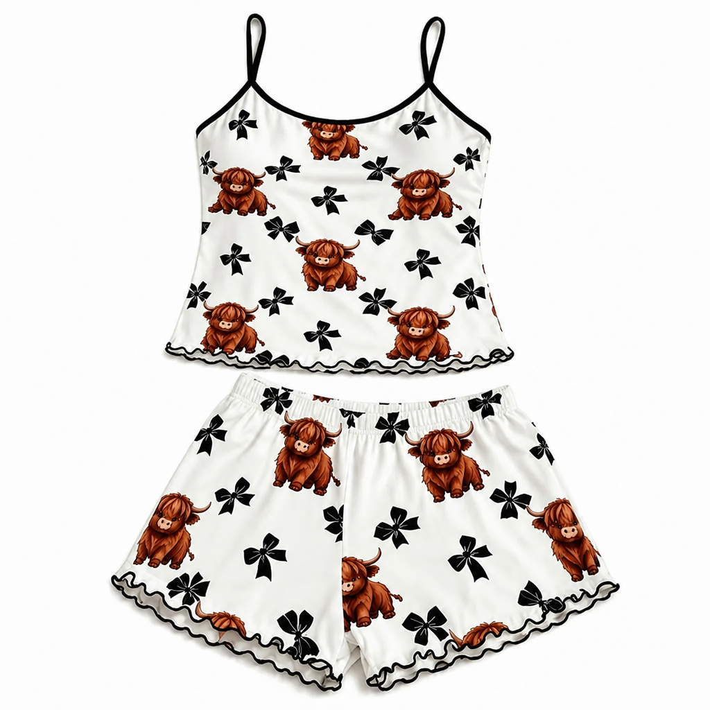 CloudCuddle™ Two-Piece Pajama Set — Cozy, Cute Nights