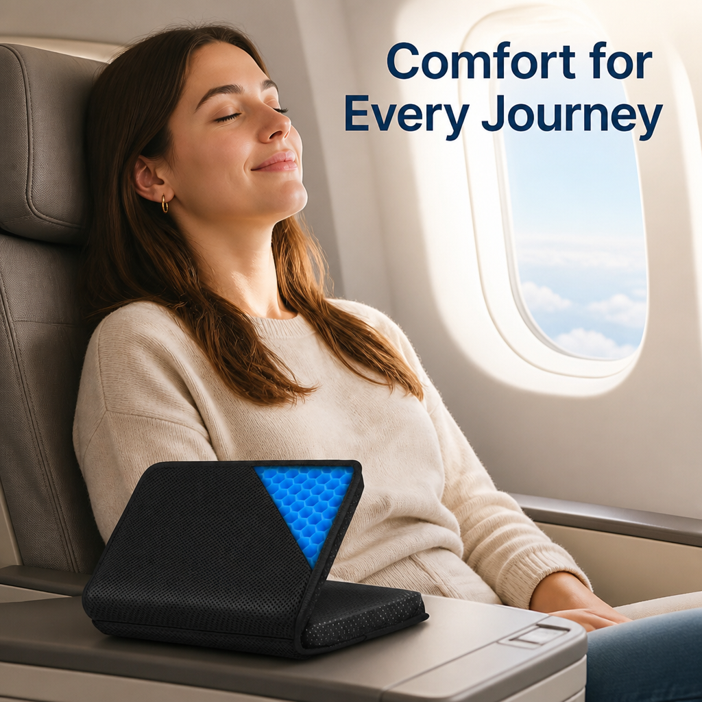 ComfortFold™ — Foldable Travel Support Pillow