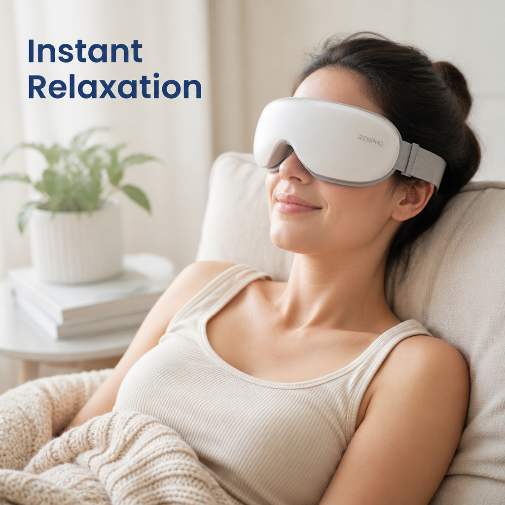 EyeEase™ — Smart Heated Eye Massager