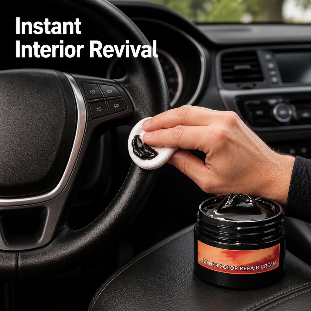 CabinGlow™ Car Interior Leather Restorer — Like-New Interior
