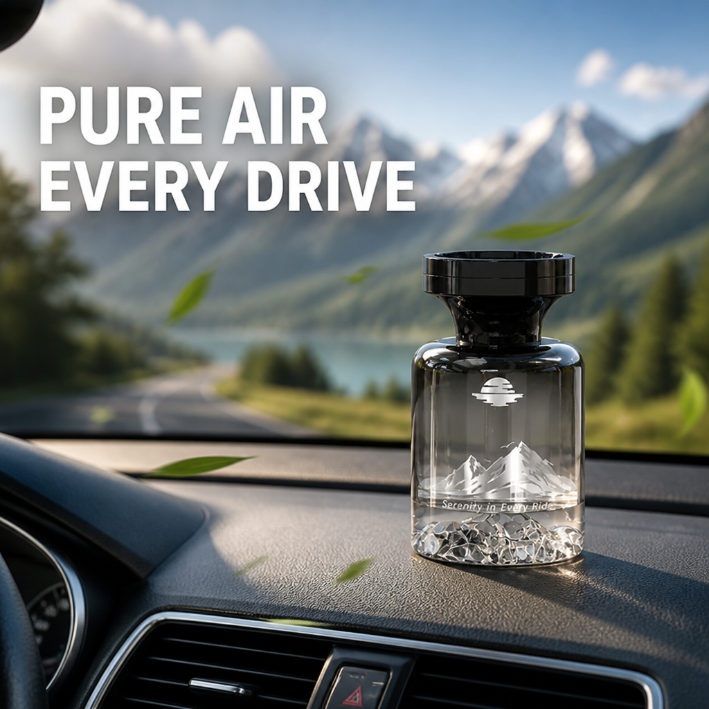 AromaPeak™ — Mountain-Inspired Car Fragrance Diffuser