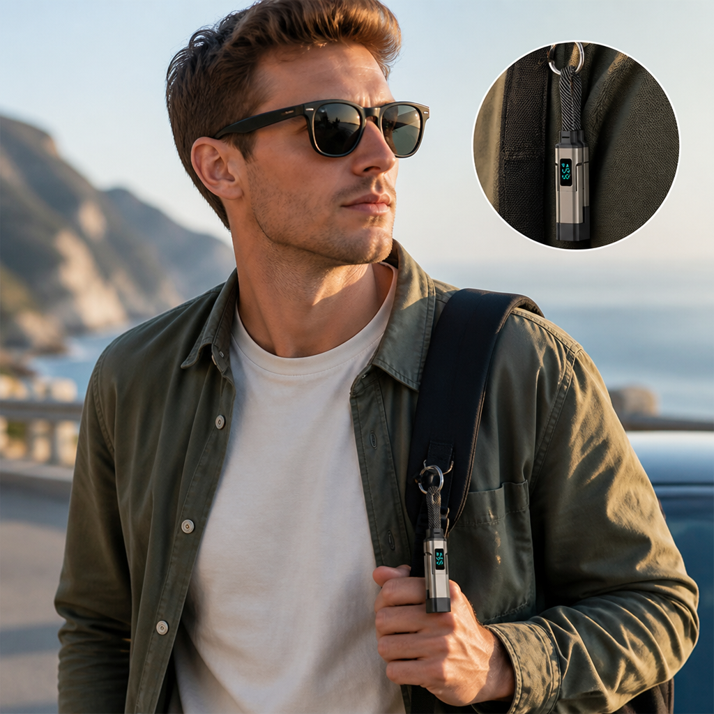PowerLoop™ — Portable Keychain Power Bank