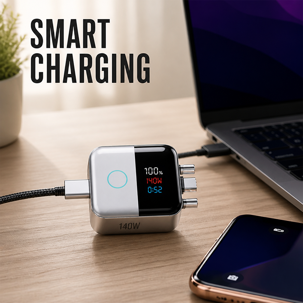 ChargeSync™ — Smart Wireless Charging Hub