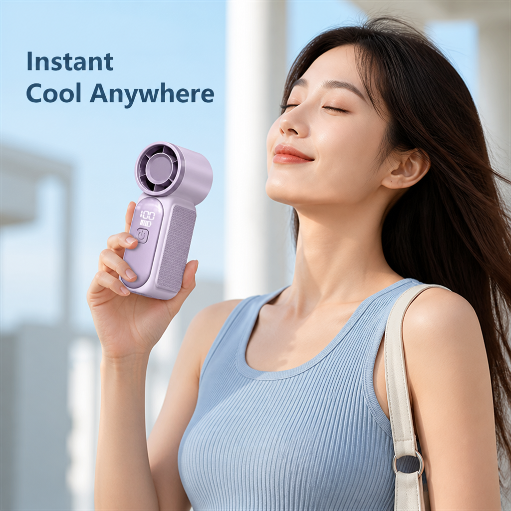 BreezeGo™ — Portable Mini Fan