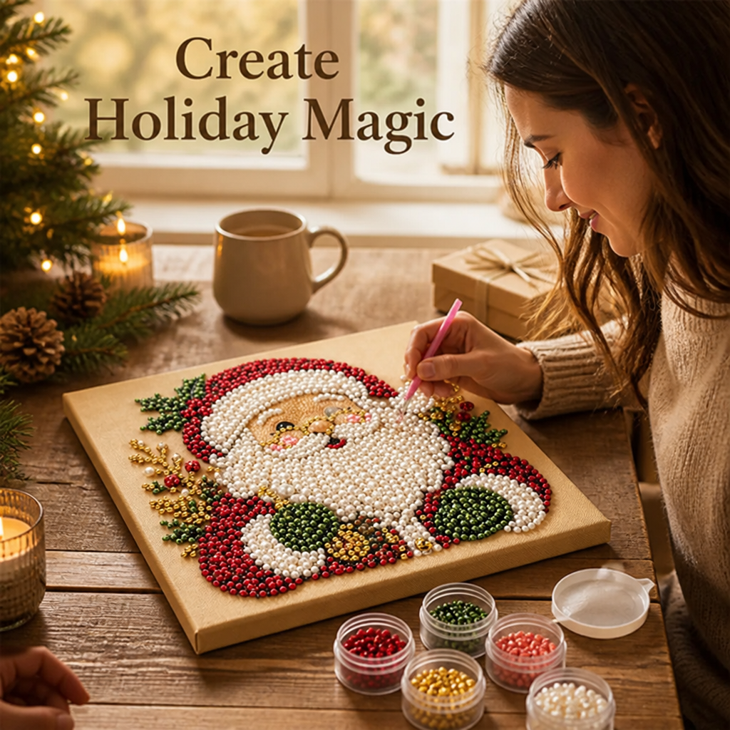 MerryMosaic™ — Turn Simple Pieces Into a Festive Santa Masterpiece