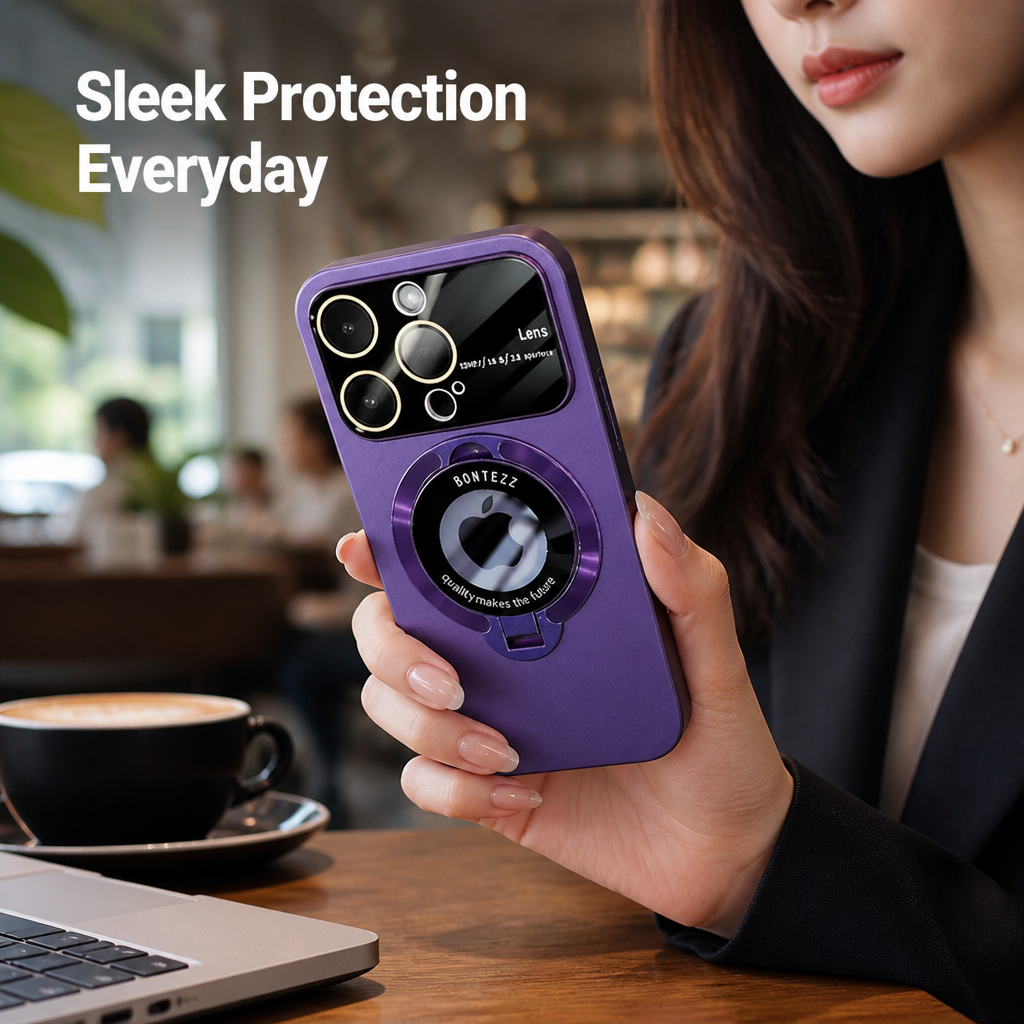GripShield™ — Magnetic Ring Phone Case