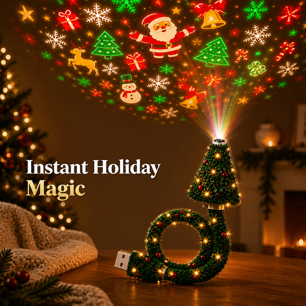 TwinkleTree™ — Festive LED Christmas Tree Lamp