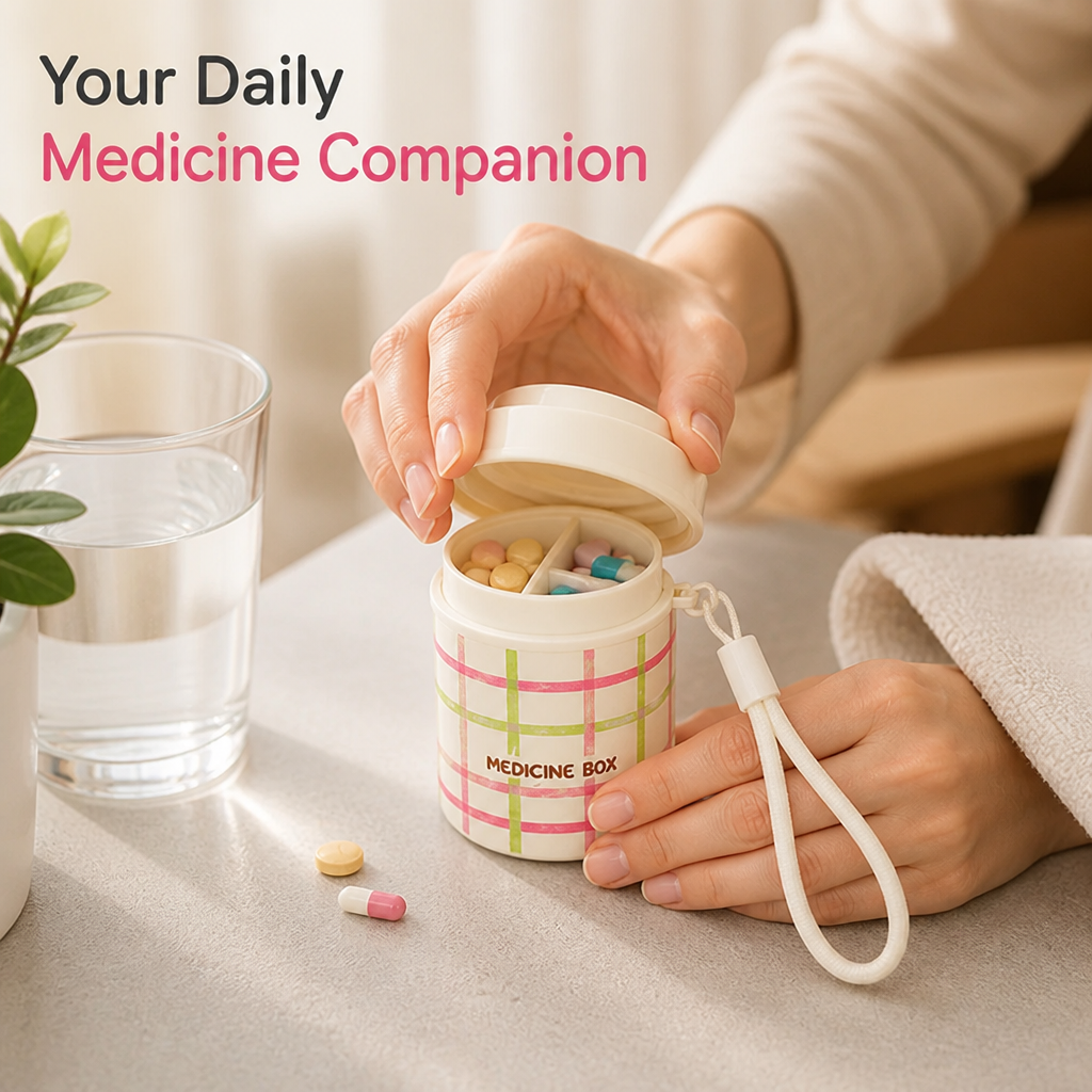 MedCarry™ — Portable Medicine Organizer