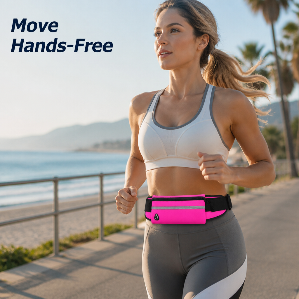 RunBelt™ — Bounce-Free Running Waist Bag