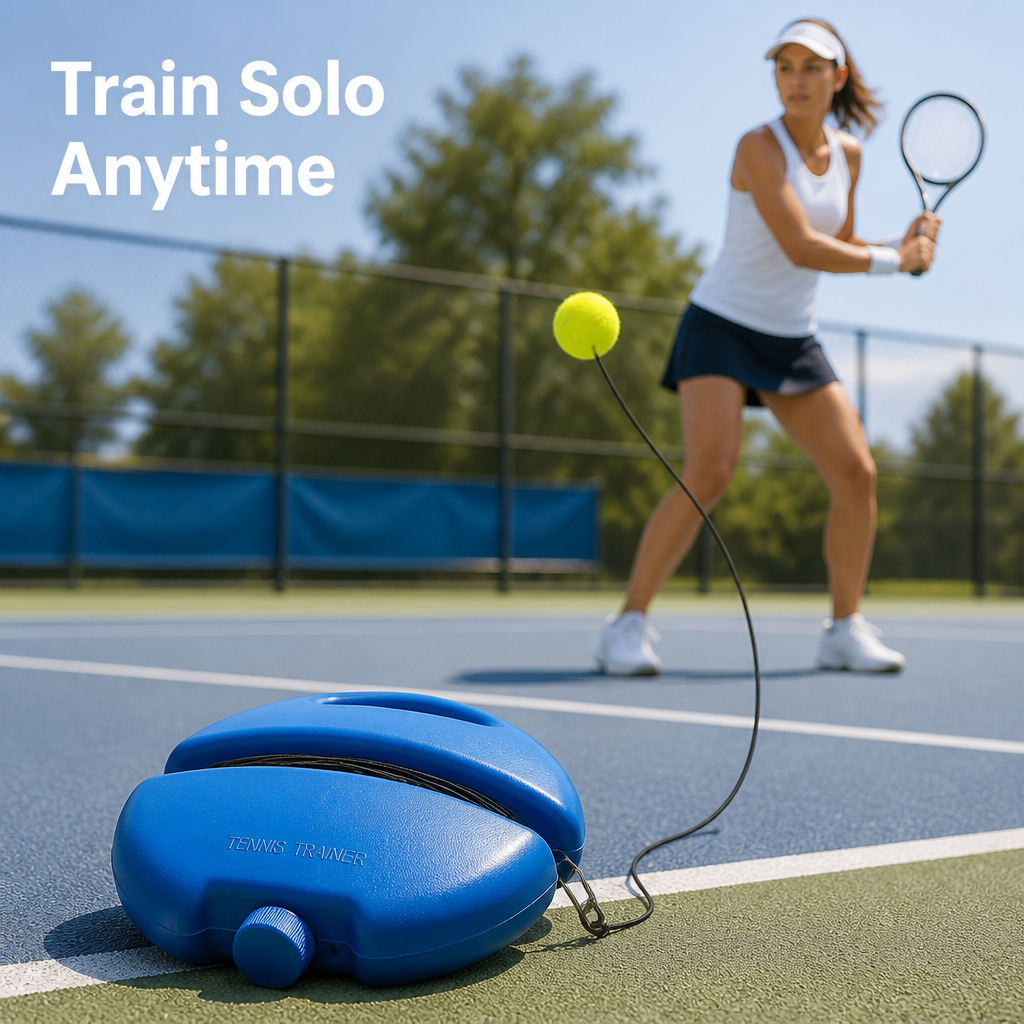 RallyMate™ Solo Tennis Trainer Set — Practice Anywhere