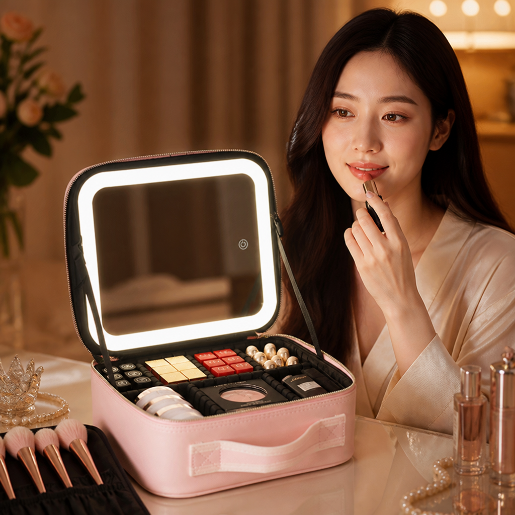 BeautyVault™ — Travel Makeup Storage Case