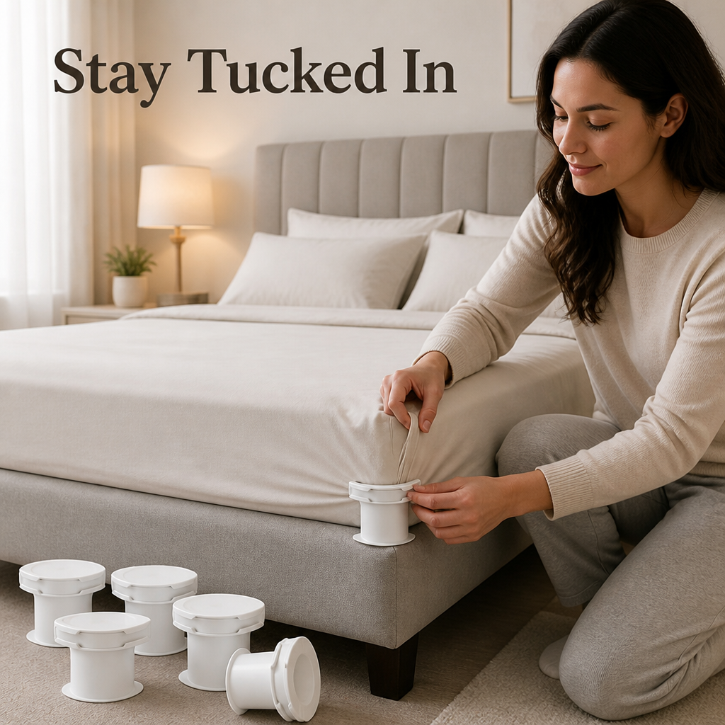 TuckPro™ — Adjustable Bed Sheet Grippers