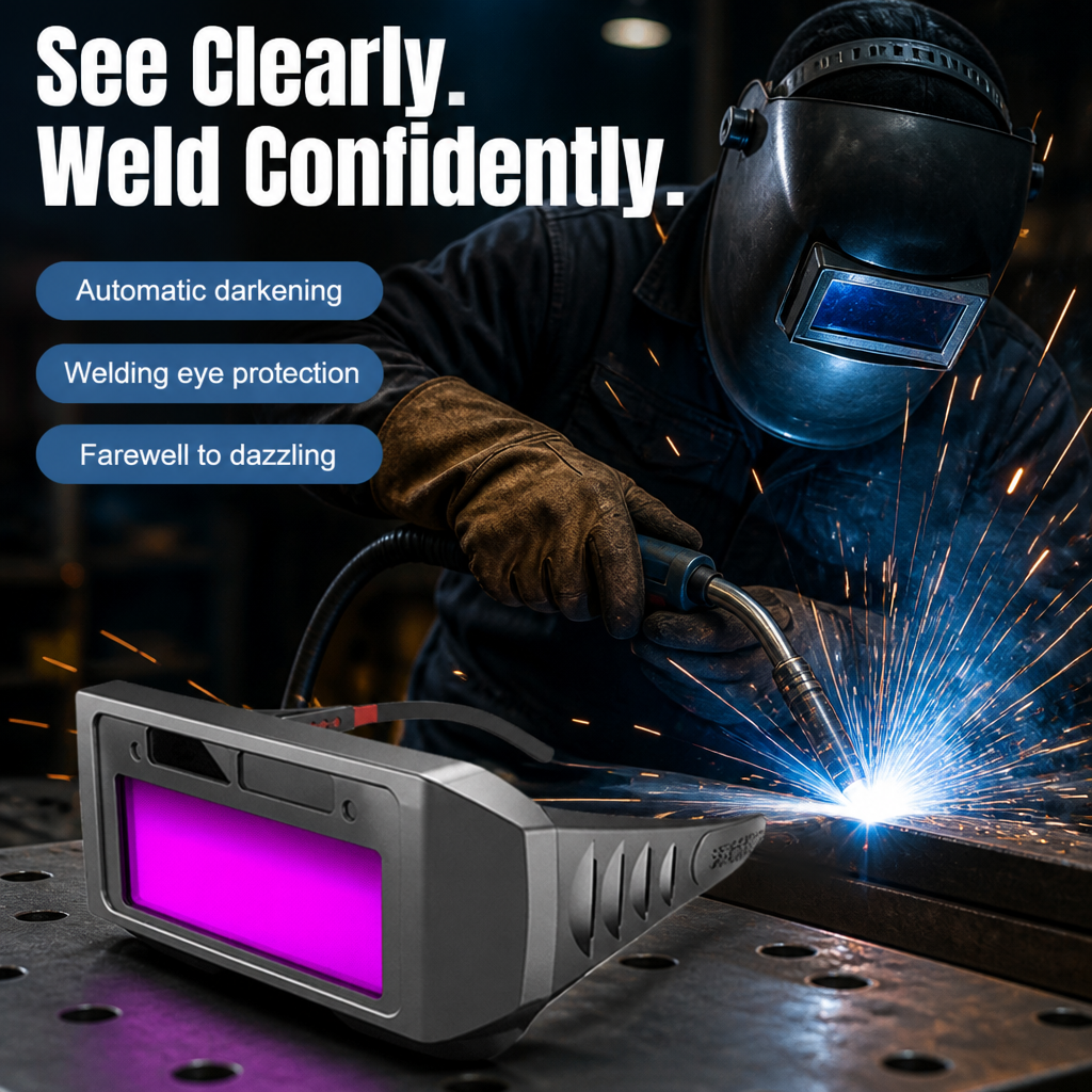 SparkGuard™ Welding Goggles — Clear Vision, Safe Eyes