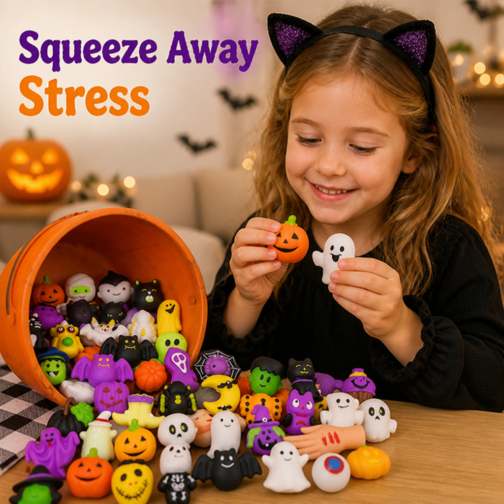 BooSquish™ Halloween Squishy Toy Set — Stress-Relief Fun