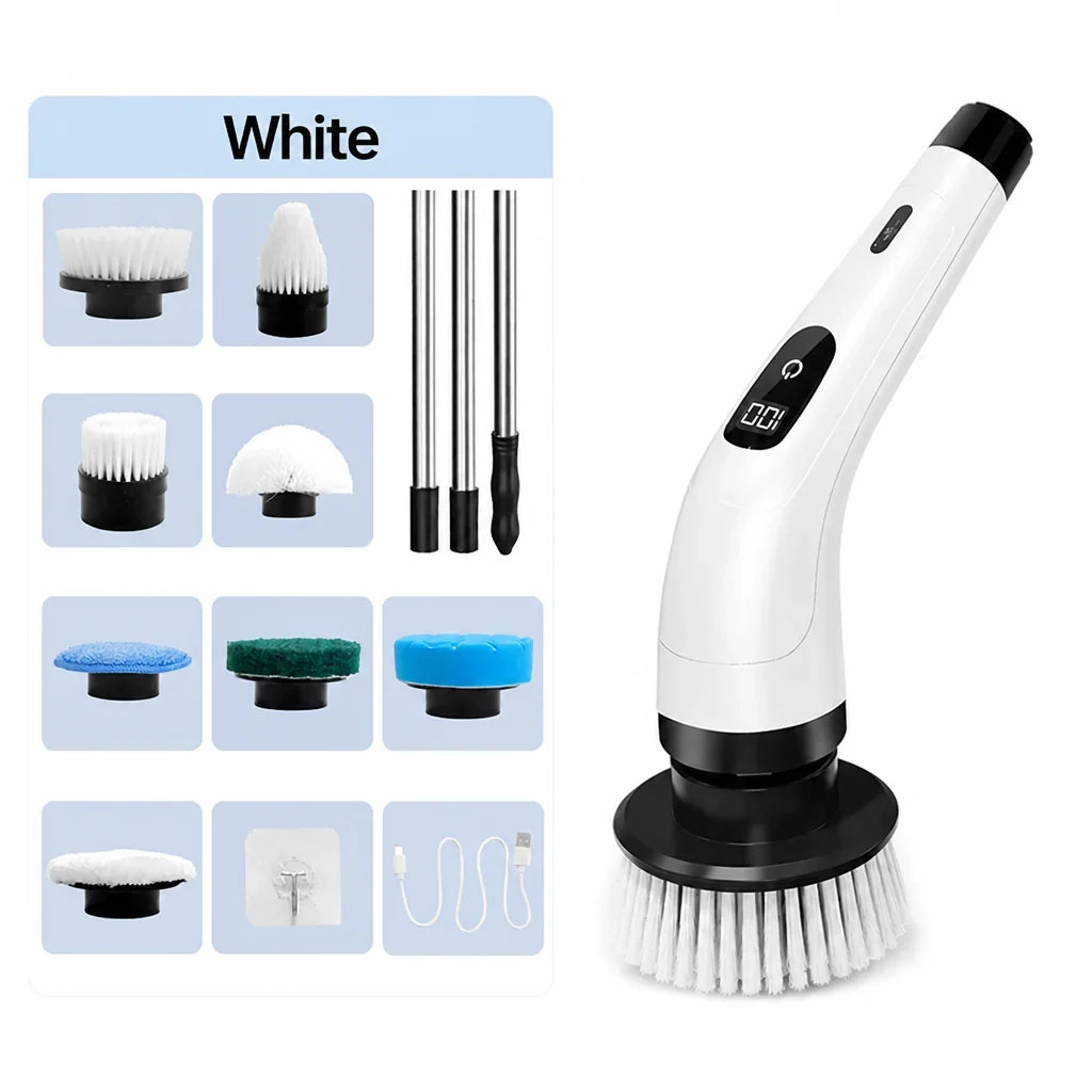 ScrubBlitz™ 8-in-1 Electric Cleaning Brush — Effortless Scrubbing
