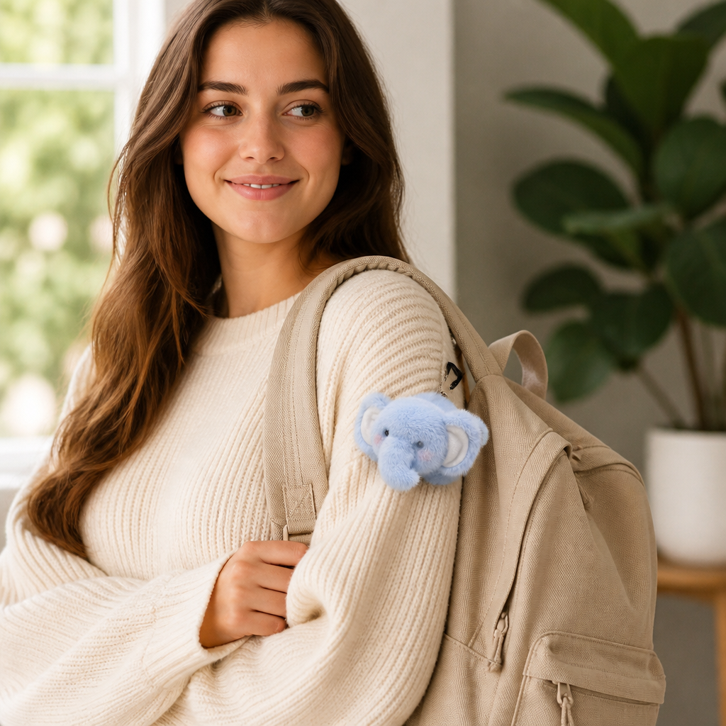 CozyPal™ — Soft Plush Bag & Laptop Buddy