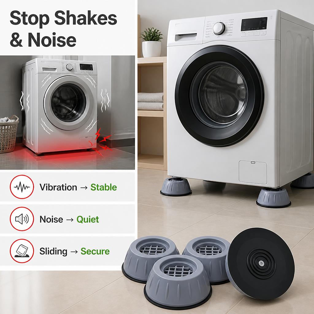 SpinGuard™ — Washing Machine Anti-Vibration Pads