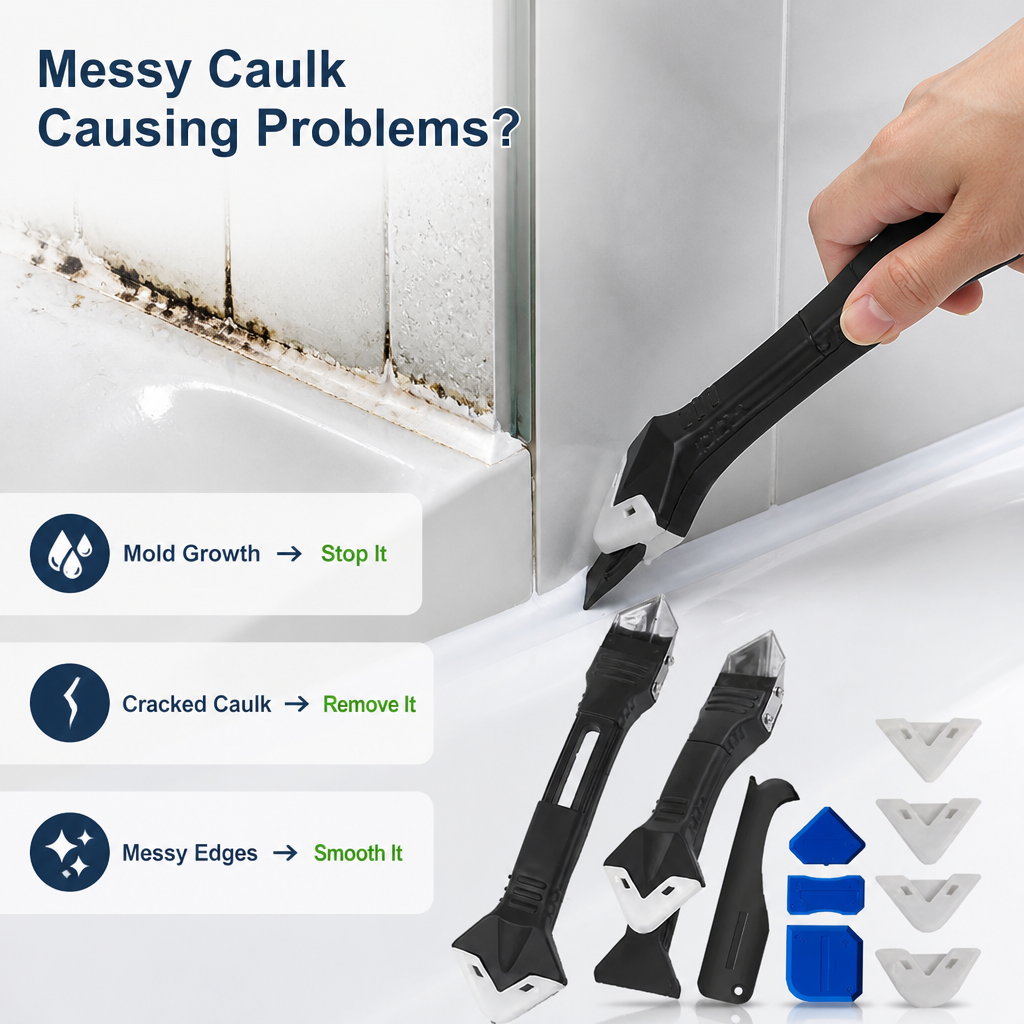 SealSmooth™ — Effortless Caulk Removal for Clean, Precise Finishes