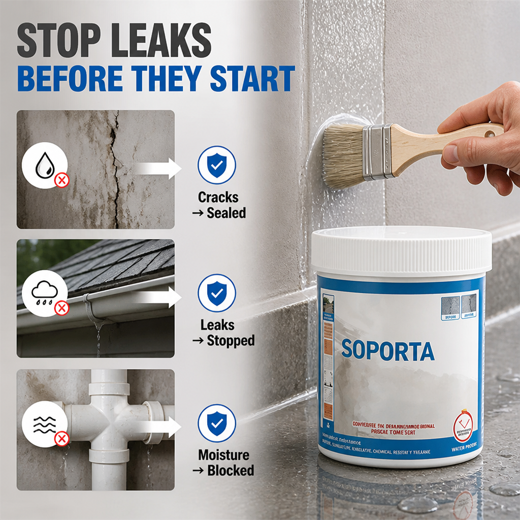 SealGuard™ — Waterproof Wall & Surface Leak Protection Coating