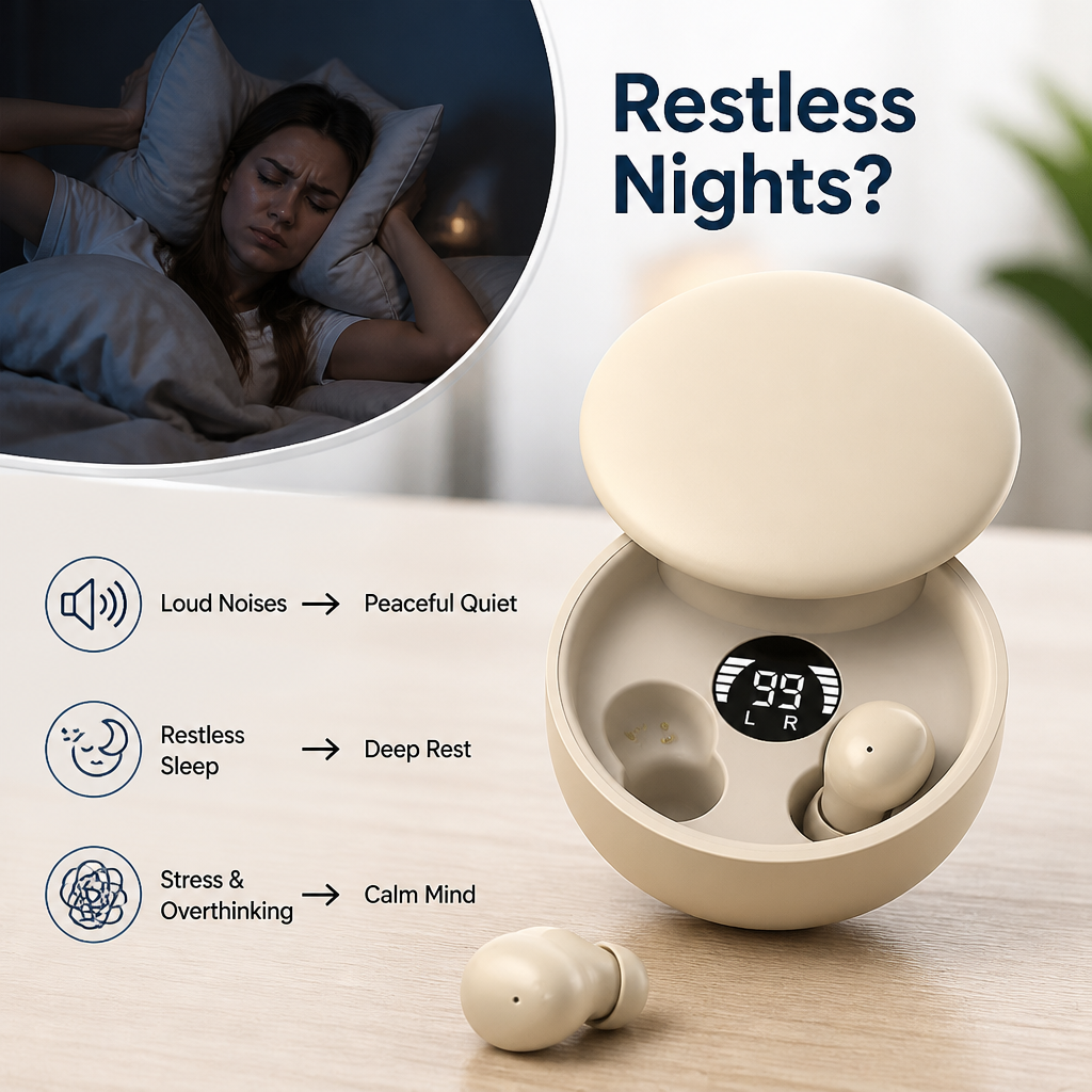 DreamPod™ — A Calming Bedside Companion for Restful Nights