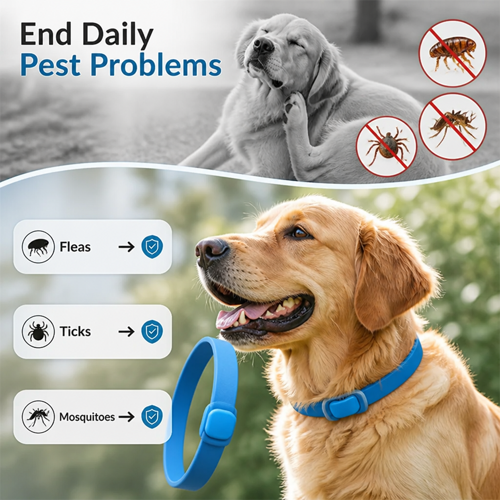 PawGuard™ Natural Pest Defense Pet Collar — Months of Protection