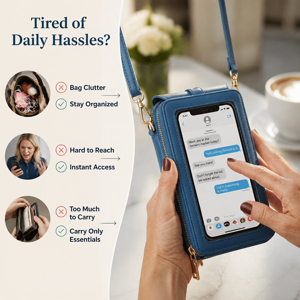 PocketGo™ — Crossbody Phone Holder Bag