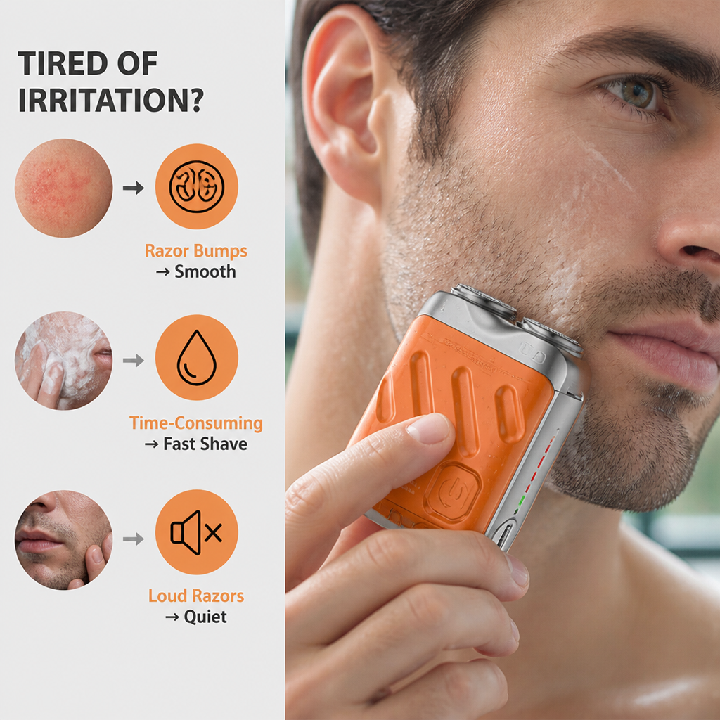 SilkGlide™ Wet & Dry Electric Shaver — Smooth Skin Anywhere