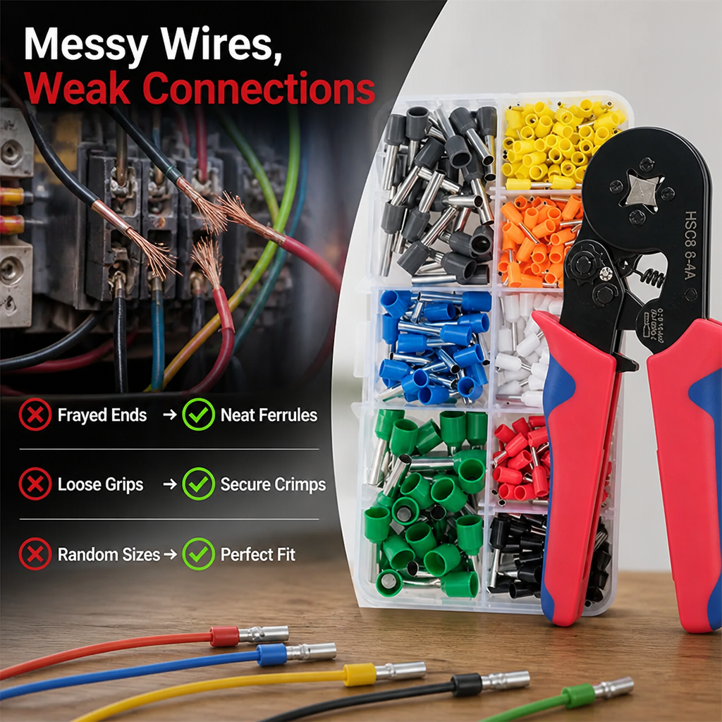 WireGrip™ — Heavy-Duty Electrical Wire Connector Crimping Tool