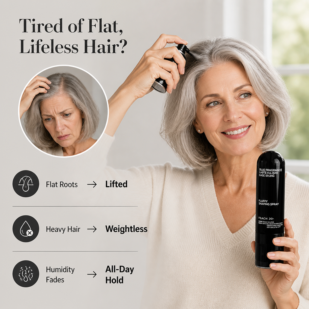 RootBoost™ Volumizing Root Spray — Weightless All-Day Lift
