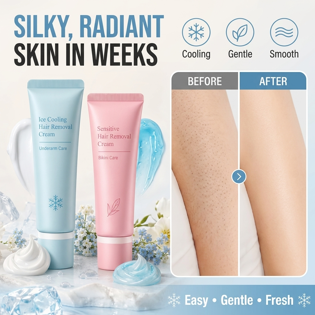 SilkAway™ Gentle Hair Removal Cream — Smooth, Soothed Skin