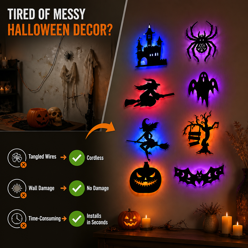 SpookyGlow™ — Instant Halloween Magic for Any Space
