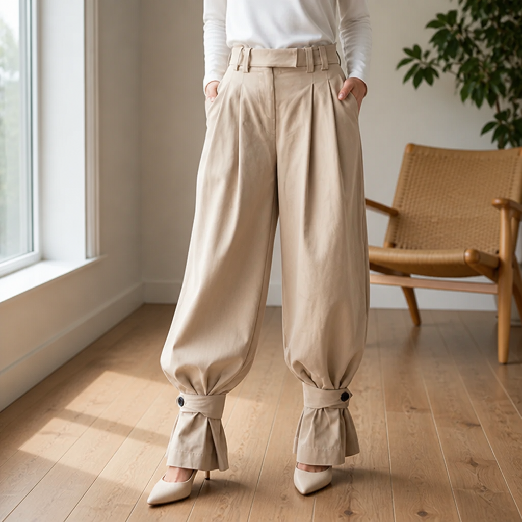 Seraphine™ Wide-Leg Lantern Pants — Flattering All-Day Comfort