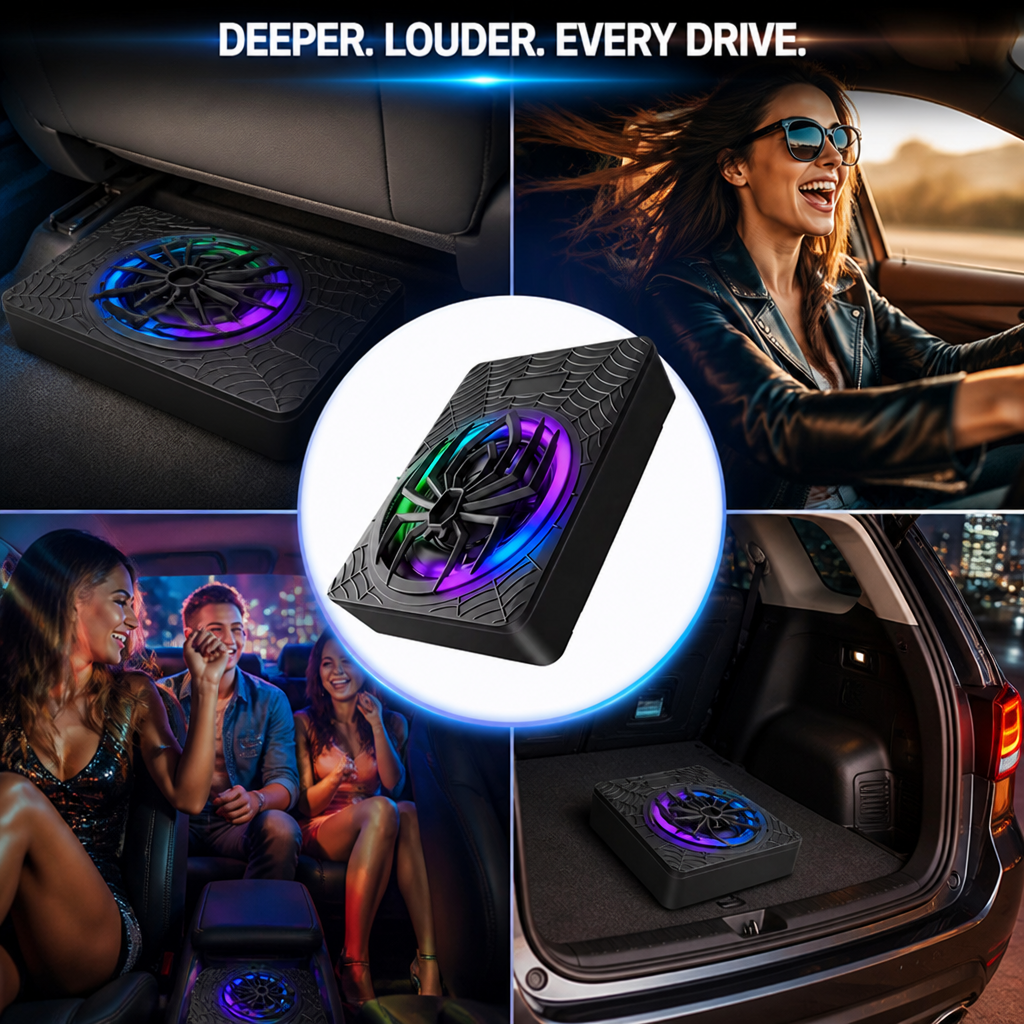 BassBoost™ — Powerful Car Subwoofer