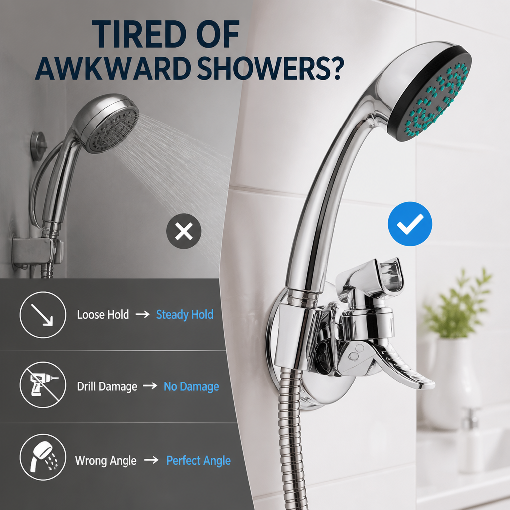 AngleFlow™ — Flexible Shower Head Adapter