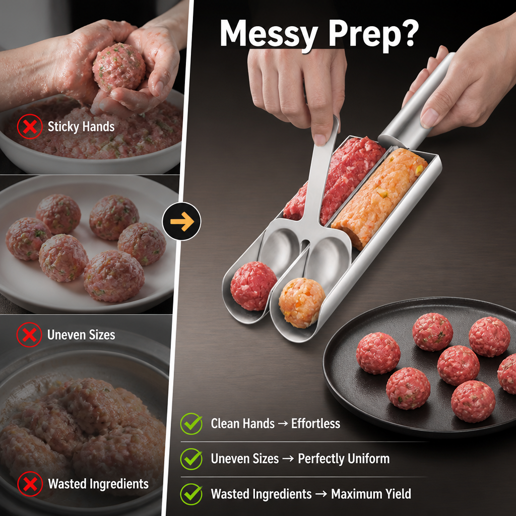 BallPro™ — Fleischbällchen-Former