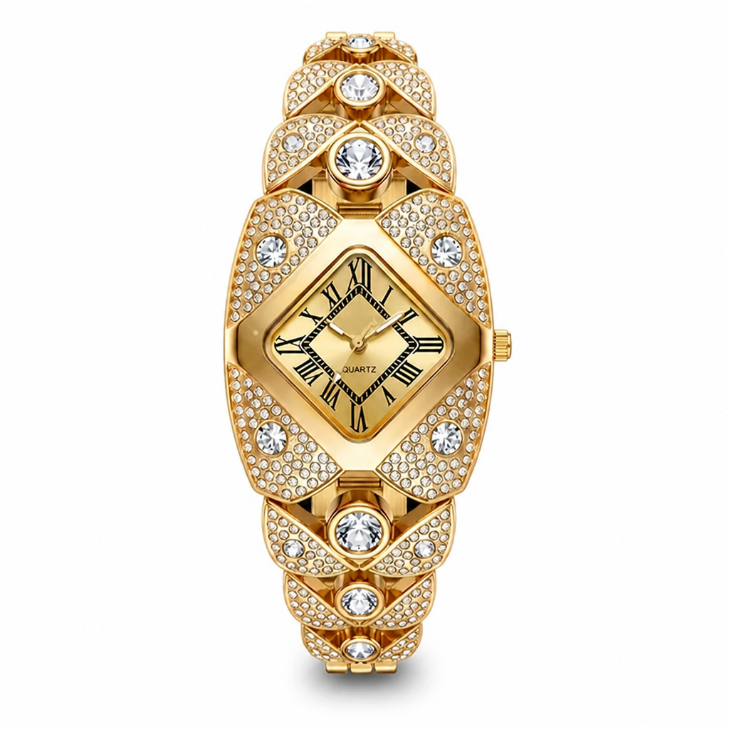 Aurelia™ Quartz Bracelet Watch — Timeless Sparkle