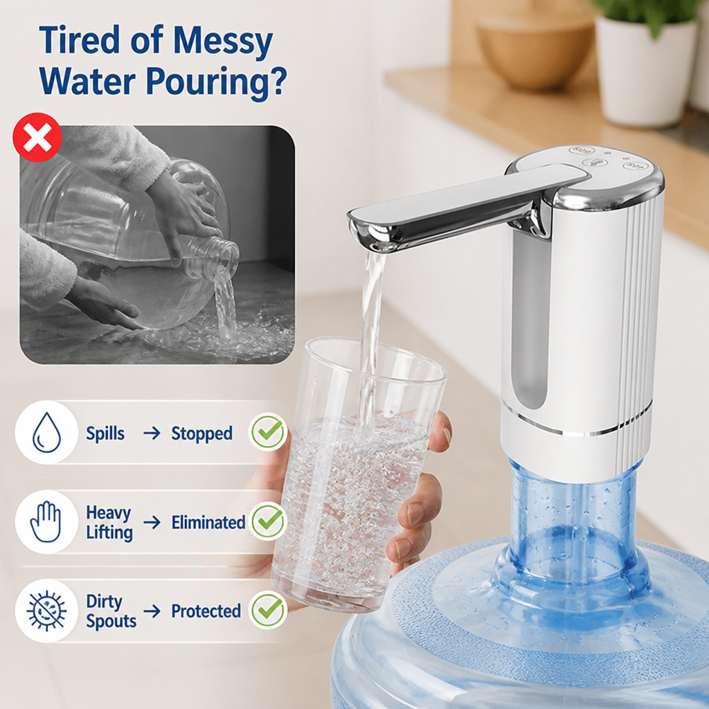 PurePour™ — Automatic Water Bottle Dispenser
