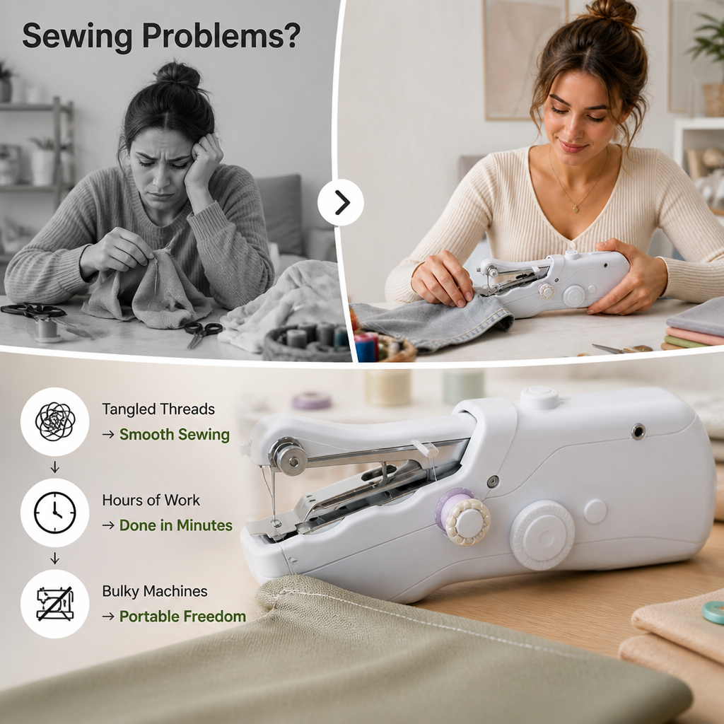 SewQuick™ — Handy Portable Sewing Machine