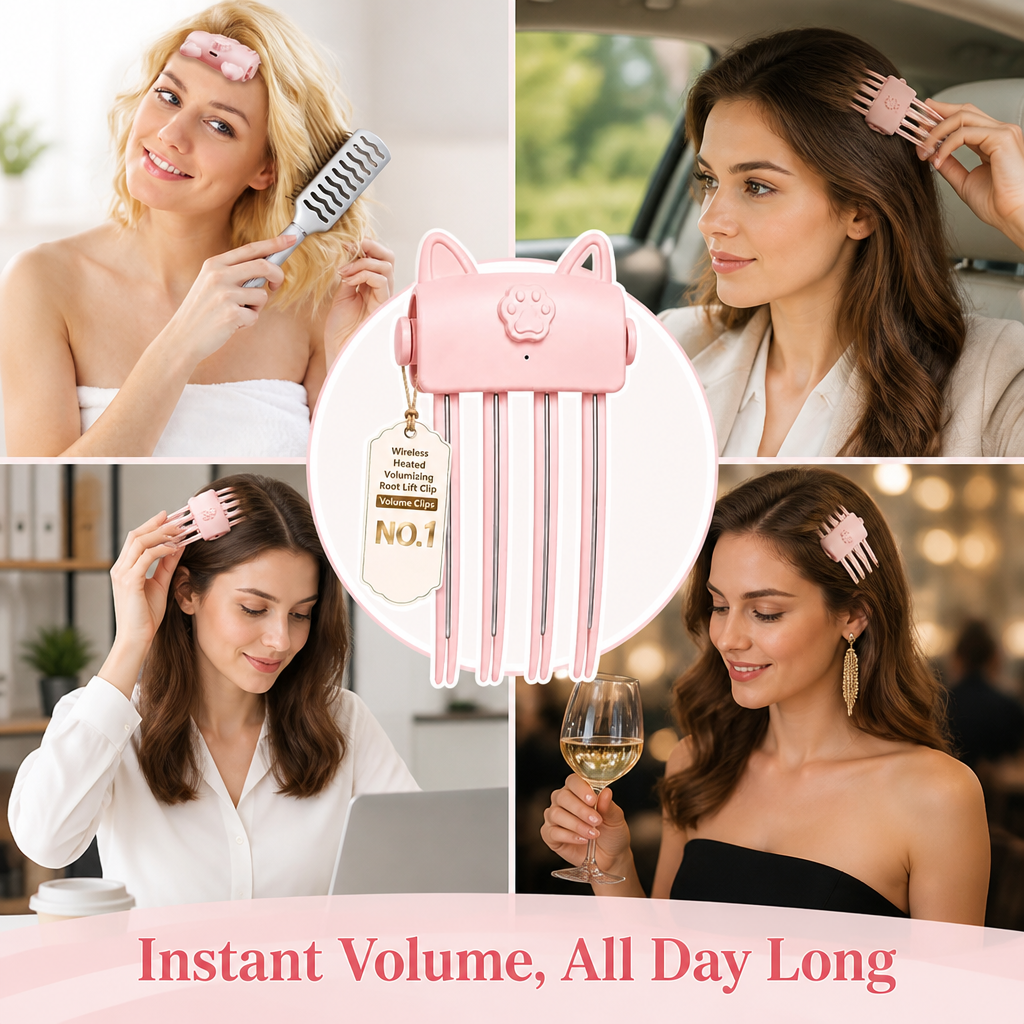 VolumeBloom™ — Lift Your Roots and Refresh Your Style