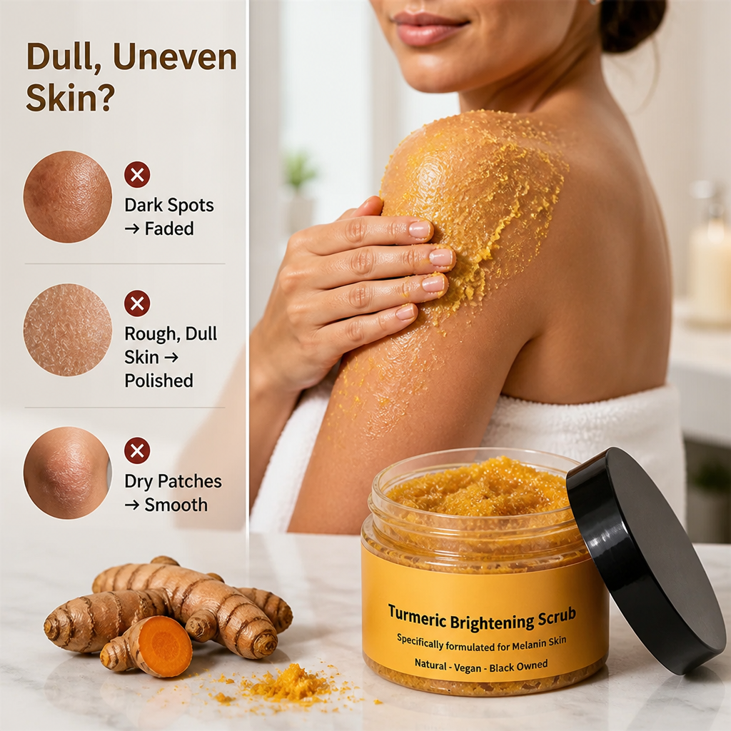 GlowTan™ — Turmeric Brightening Body Scrub
