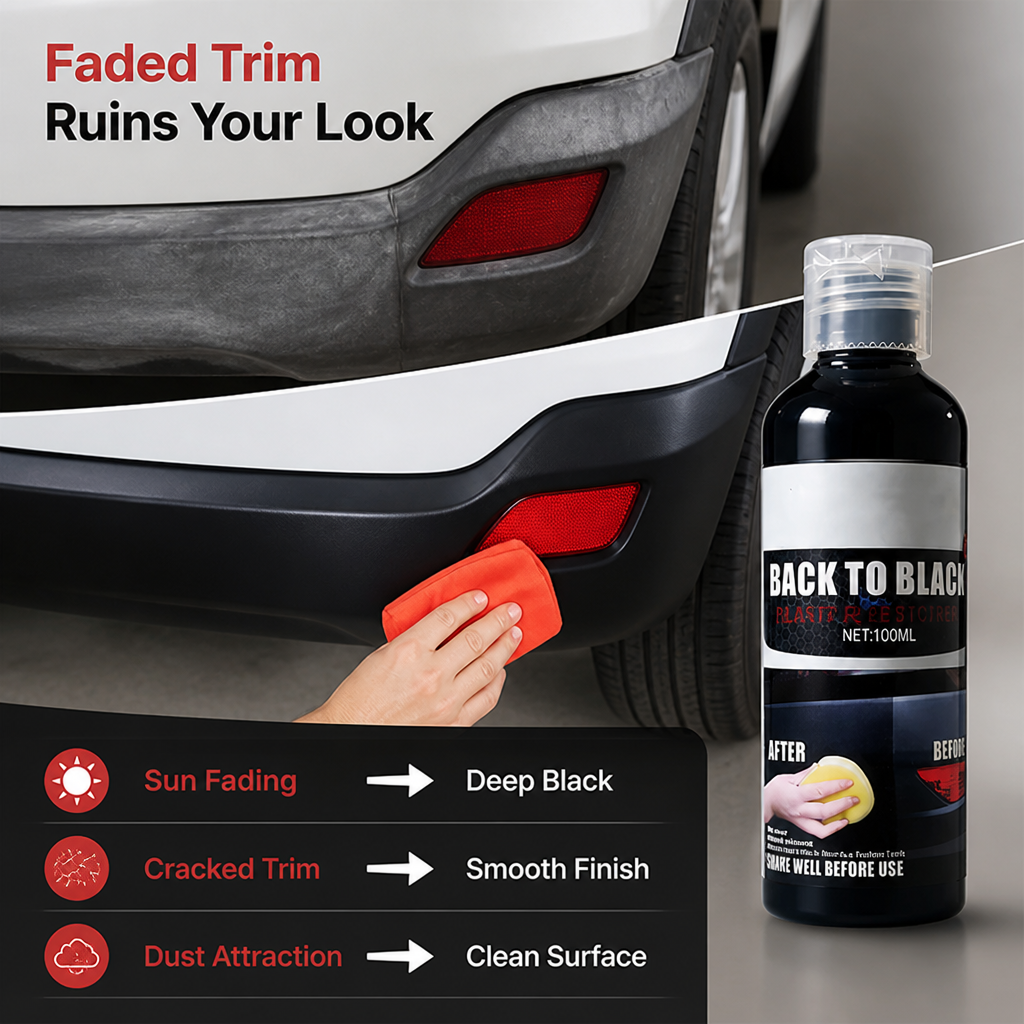 TrimRenew™ Black Trim Restorer — Showroom-Ready Shine