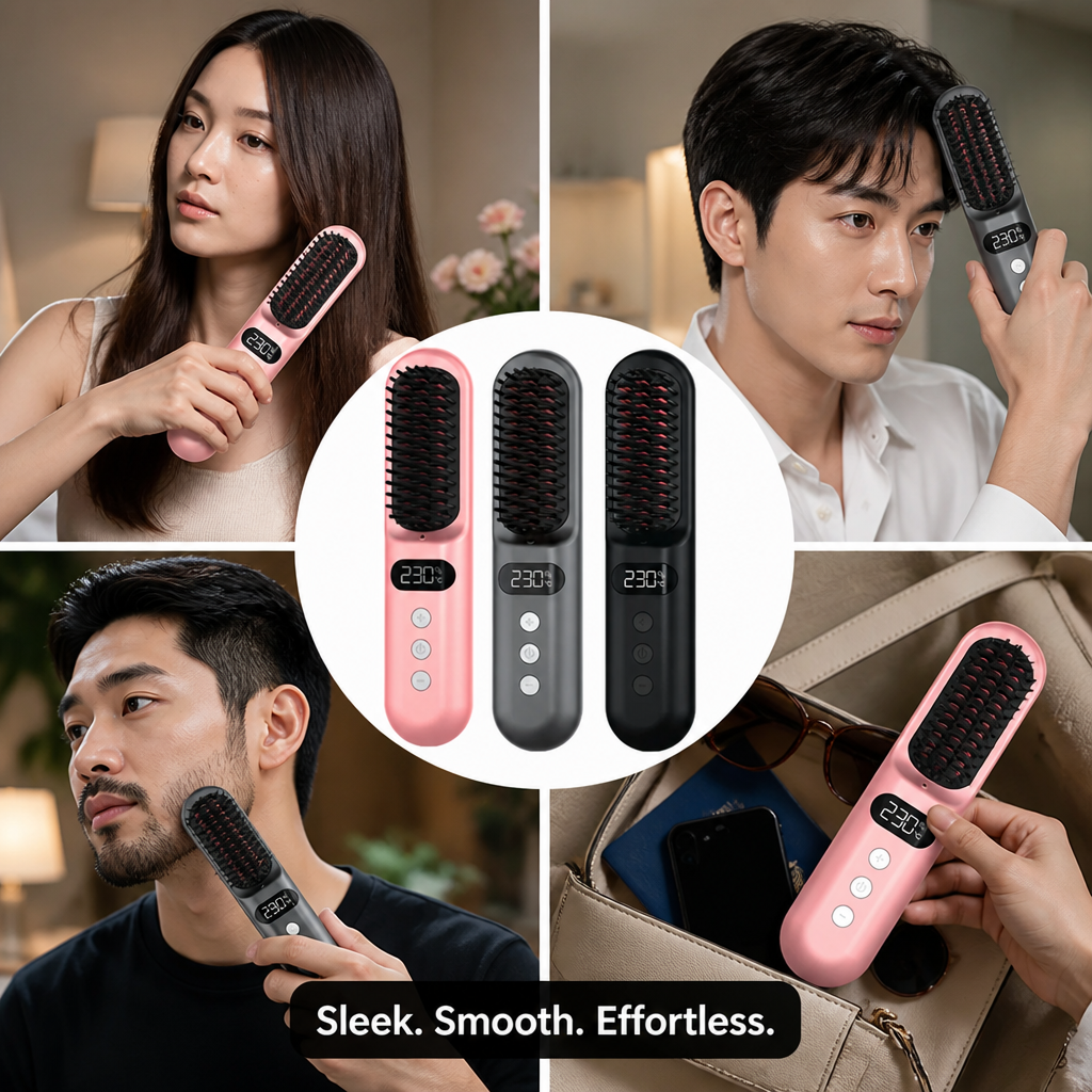 Stralina™ — Cordless Hair Styling Brush