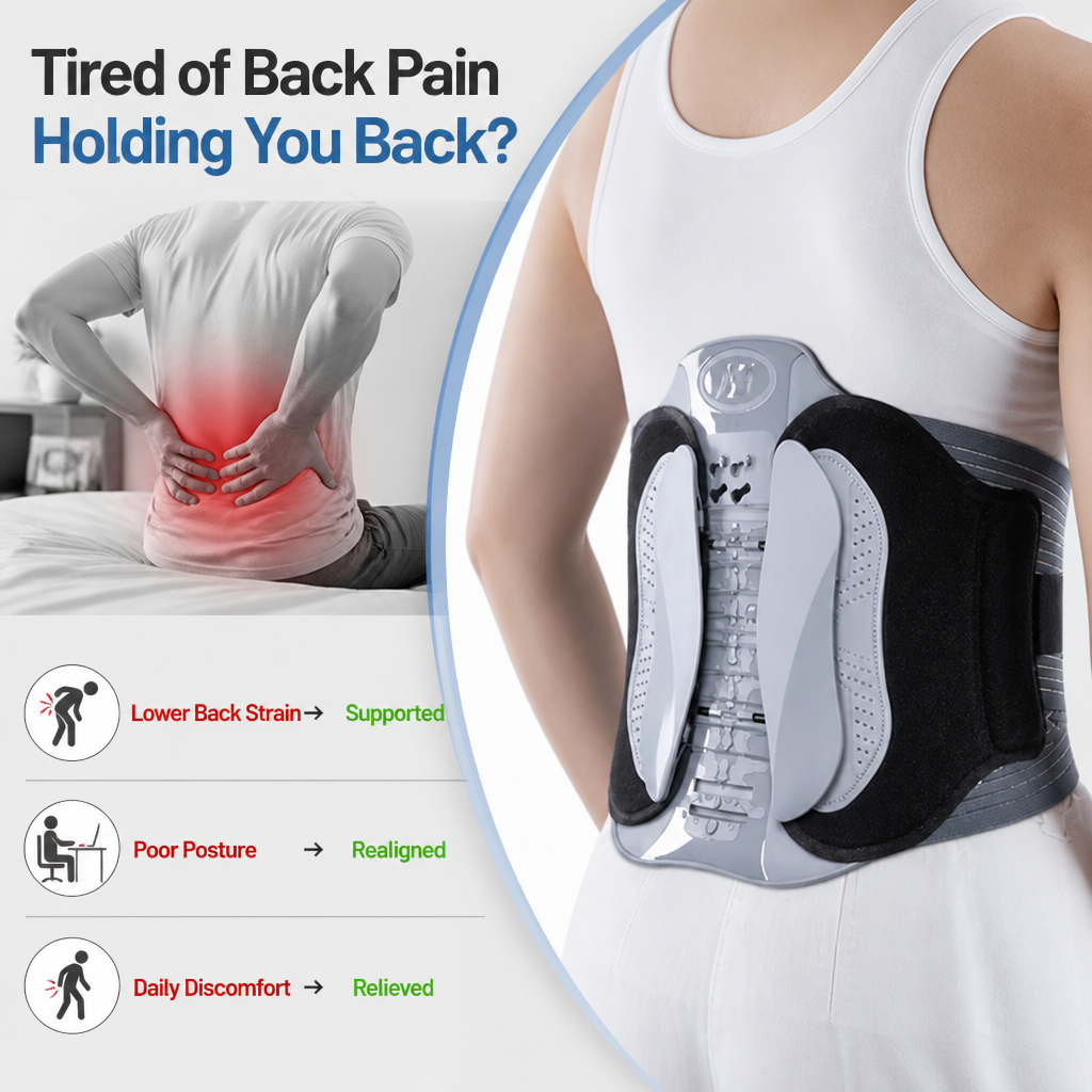 PosturePro™ — Adjustable Back Support Brace